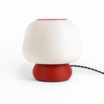 Mushroom Modern Classic Plant-Based PLA 3D Printed Dimmable LED Table Lamp - JONATHAN Y